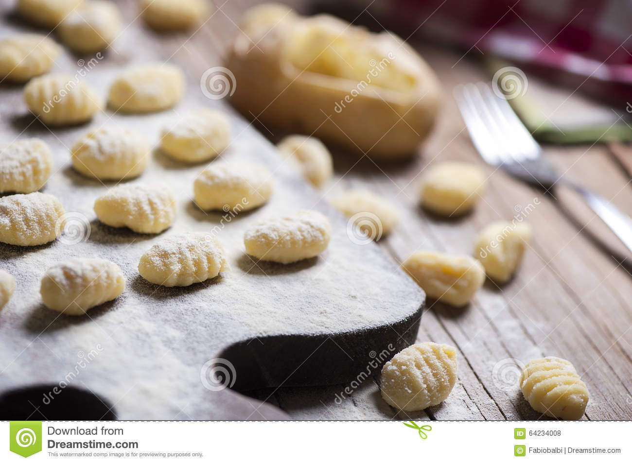 Italian Potato Dumplings
 Italian Potato Dumplings Stock Image