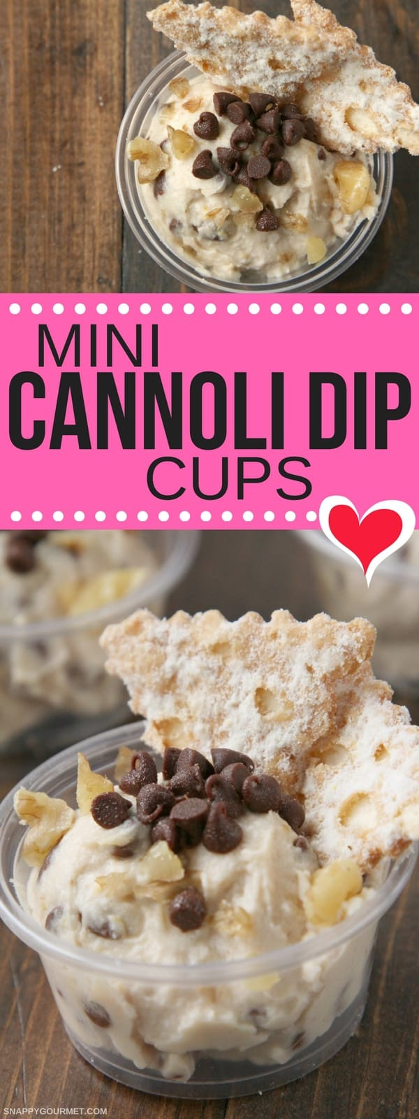 Italian Recipes Cannoli Dip
 Mini Cannoli Dip Cups Recipe Snappy Gourmet