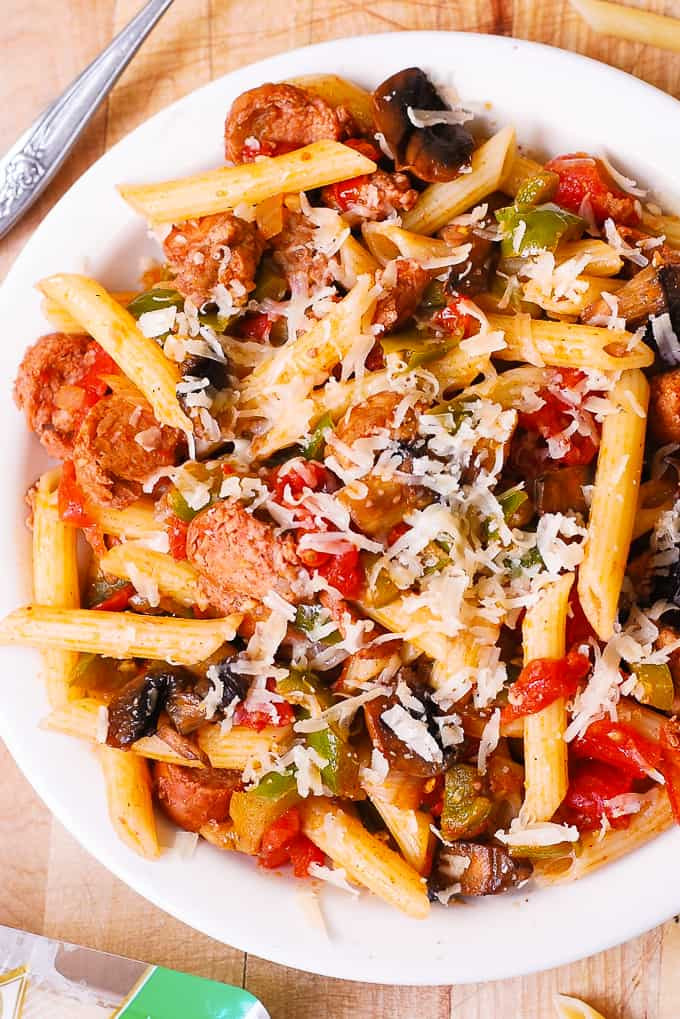 Italian Sausage And Pasta Recipes
 Italian Sausage Pasta with Ve ables Julia s Album