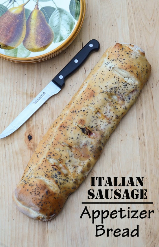 Italian Sausage Bread
 Italian Sausage Appetizer Bread Valerie s Kitchen