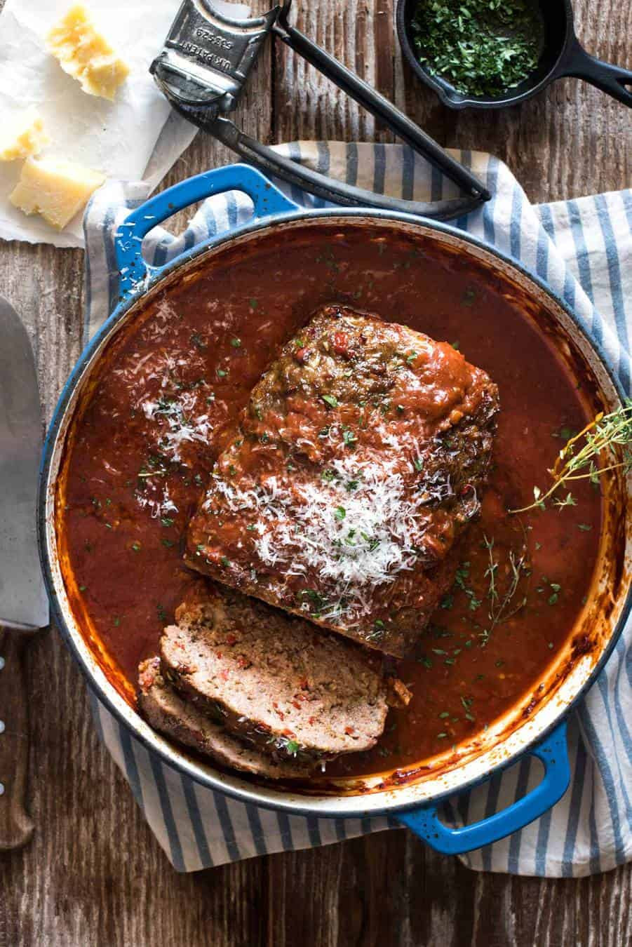 Italian Sausage Meatloaf
 Italian Meatloaf with Marinara Sauce