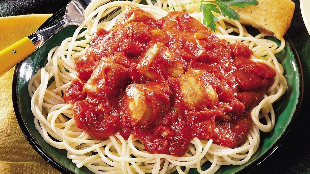 Italian Sausage Spaghetti Recipe
 Slow Cooked Italian Sausage Pasta Sauce with Spaghetti