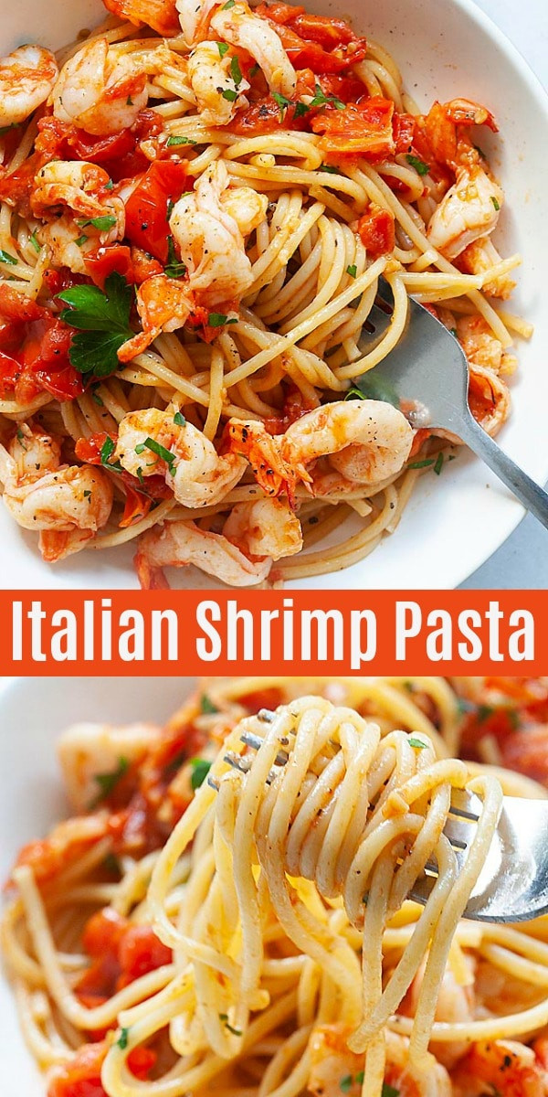 Italian Shrimp Pasta Recipes
 Italian Shrimp Pasta The BEST Recipe ⋆ Easy Delicious