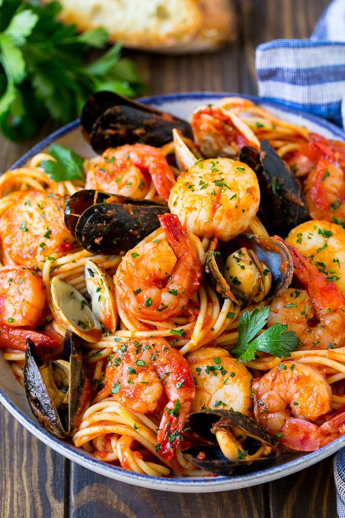 Italian Shrimp Pasta Recipes
 Seafood Pasta Recipe Dinner at the Zoo