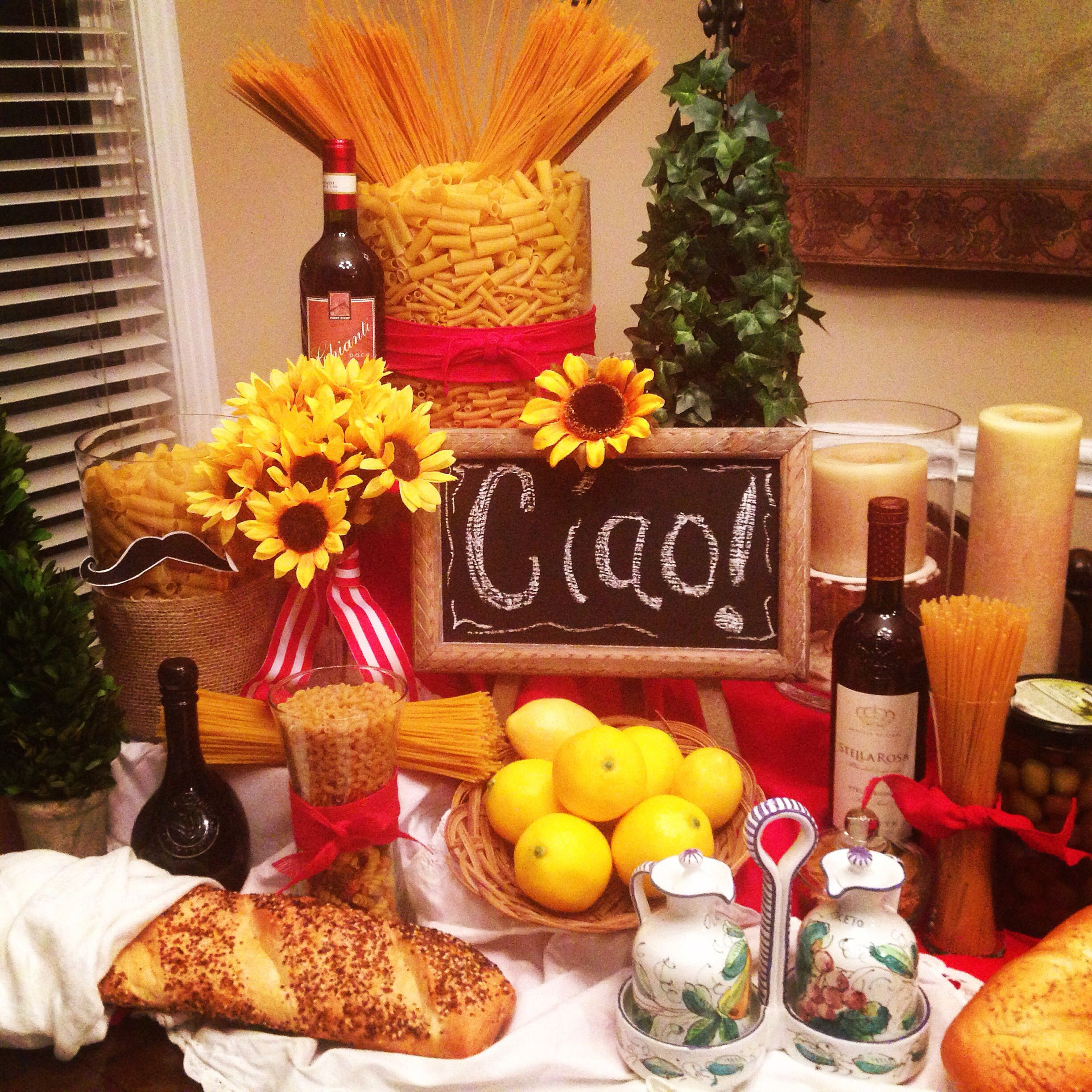 Best 24 Italian themed Dinner Party Ideas - Home, Family ...