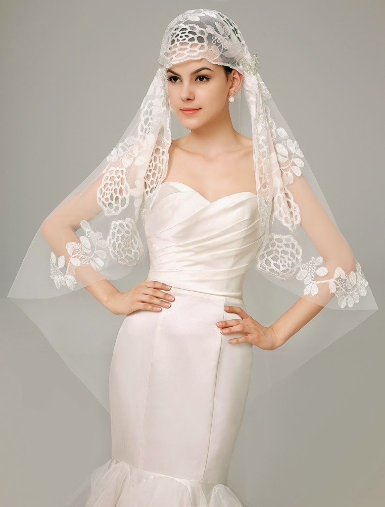 Italian Wedding Veils
 Style2klik Bridal Wear Veils Designs Lace