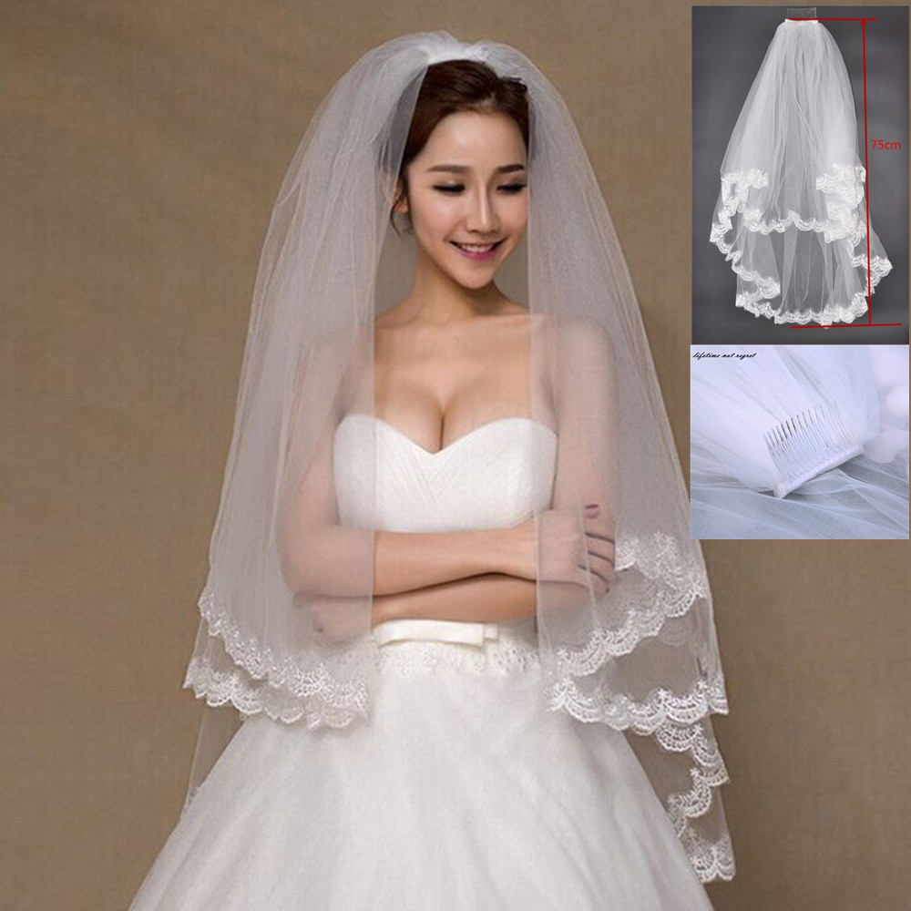 Ivory Wedding Veils For Sale
 Cheap Bridal veils for Wedding Accessories Hot sale