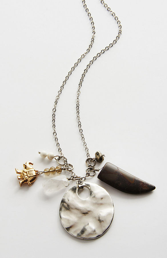 J Jill Necklace
 J Jill Elephant & jasper charm necklace ShopStyle Canada