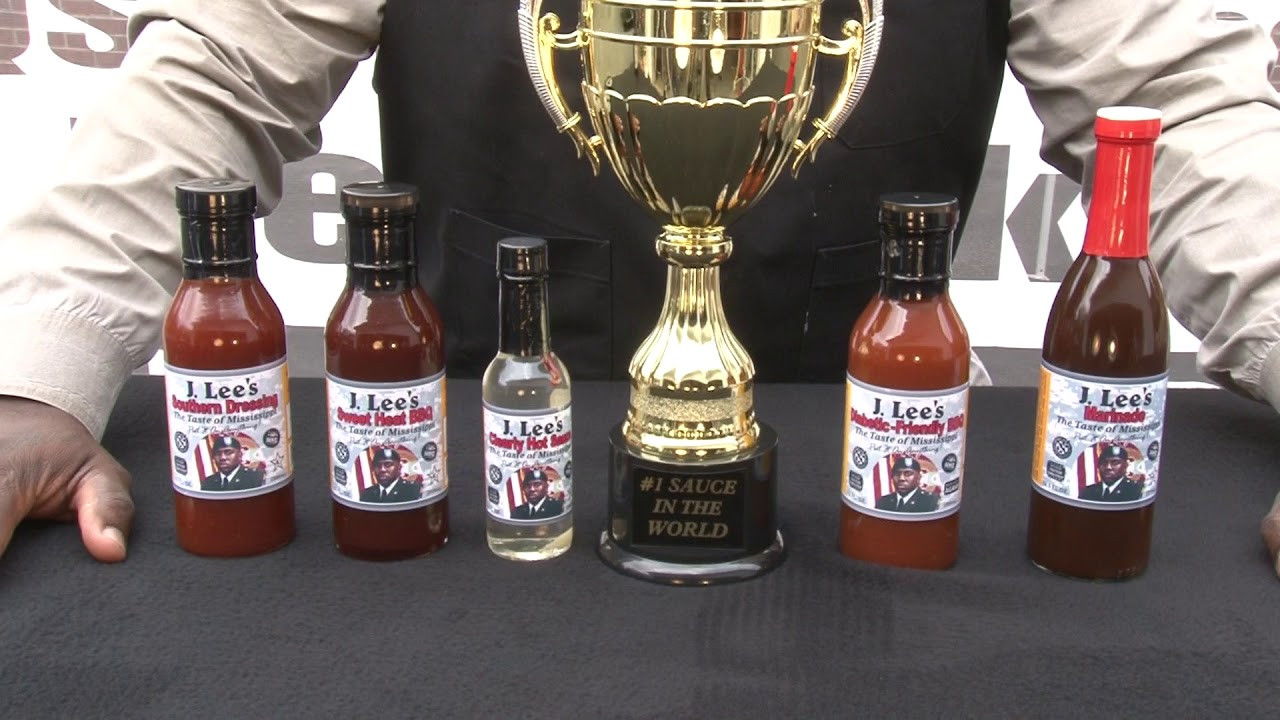 J Lees Gourmet Bbq Sauce
 J Lee s Gourmet BBQ Sauce "The Champ is here "