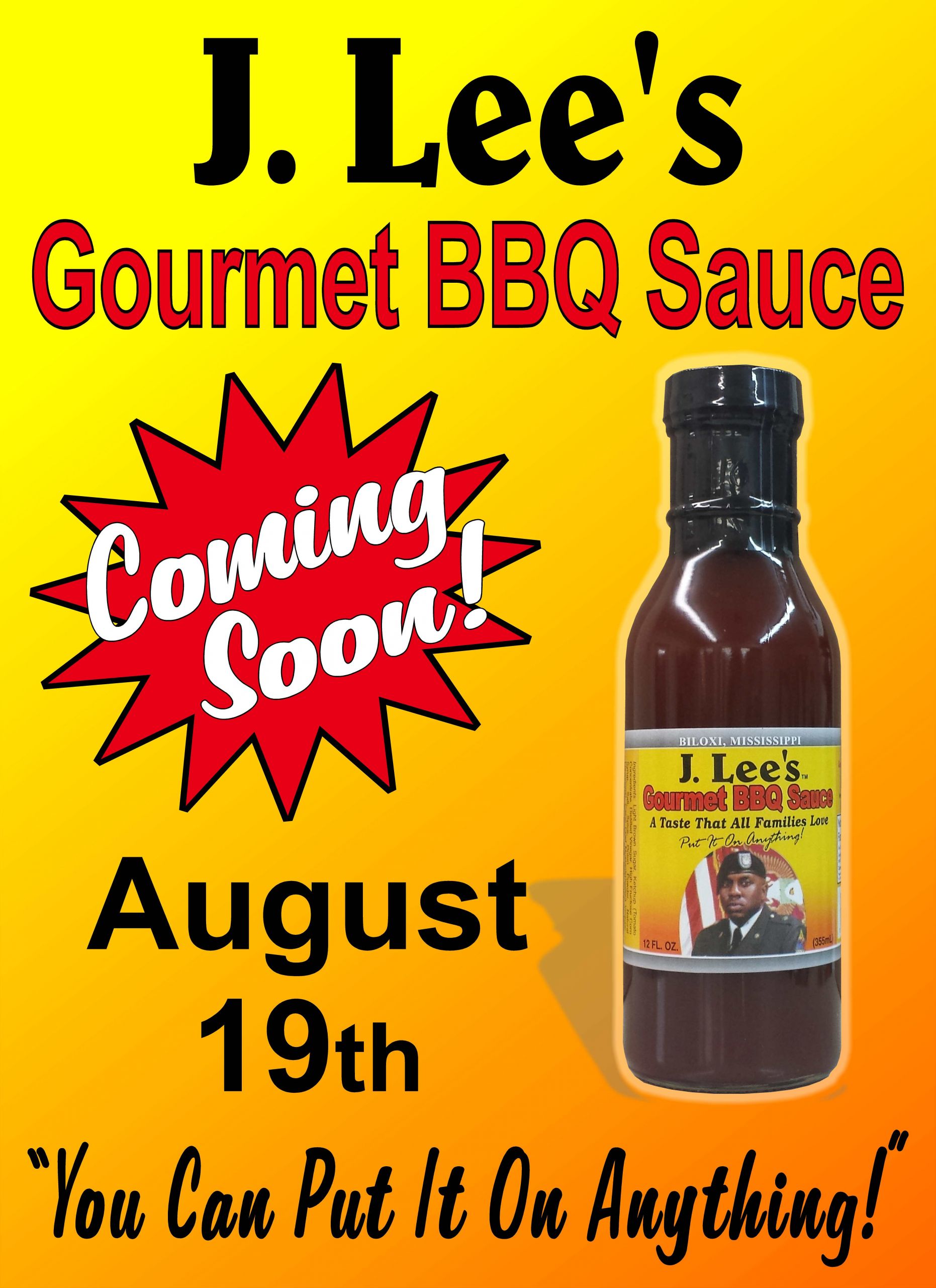 J Lees Gourmet Bbq Sauce
 J Lee’s Gourmet BBQ Sauce Joins Forces with the Defense