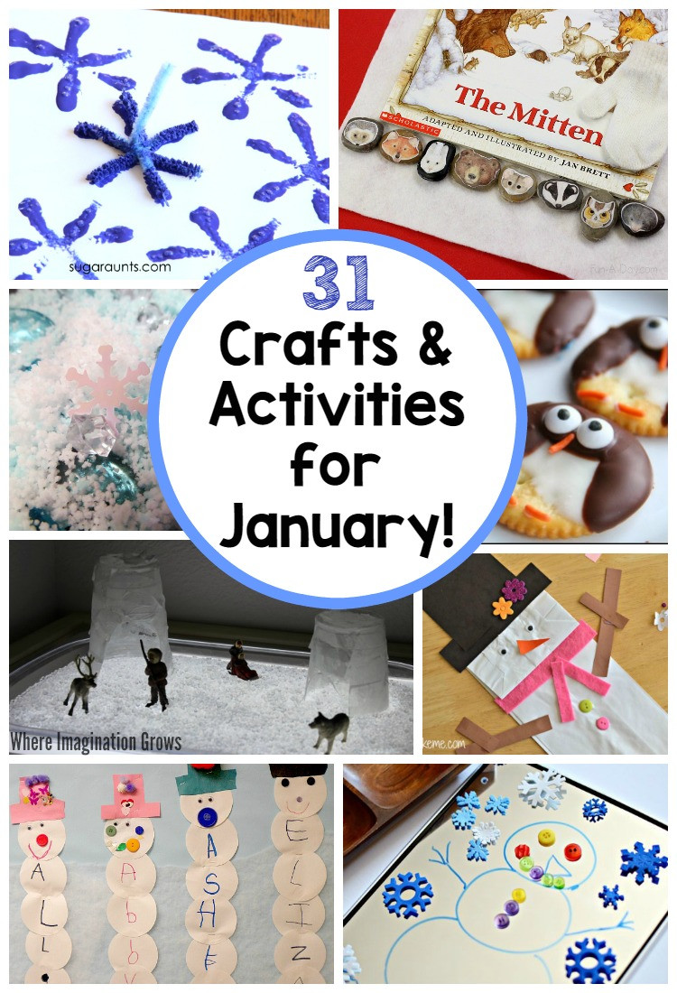 January Craft For Toddlers
 31 Days of Kids Activities for January Free Winter