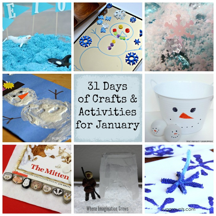 January Craft For Toddlers
 31 Days of Kids Activities for January Where Imagination