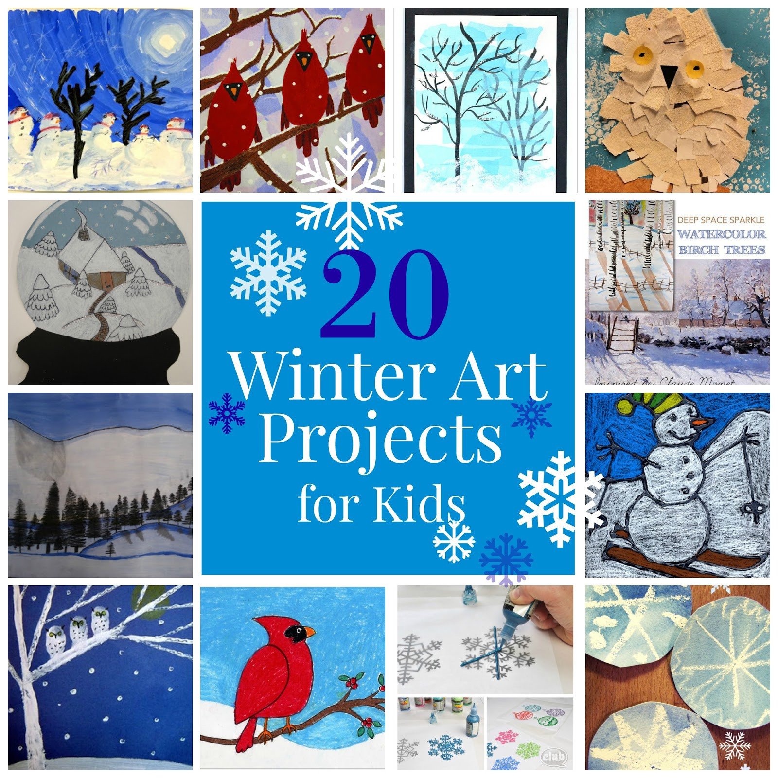 January Craft For Toddlers
 The Unlikely Homeschool 20 Winter Art Projects for Kids