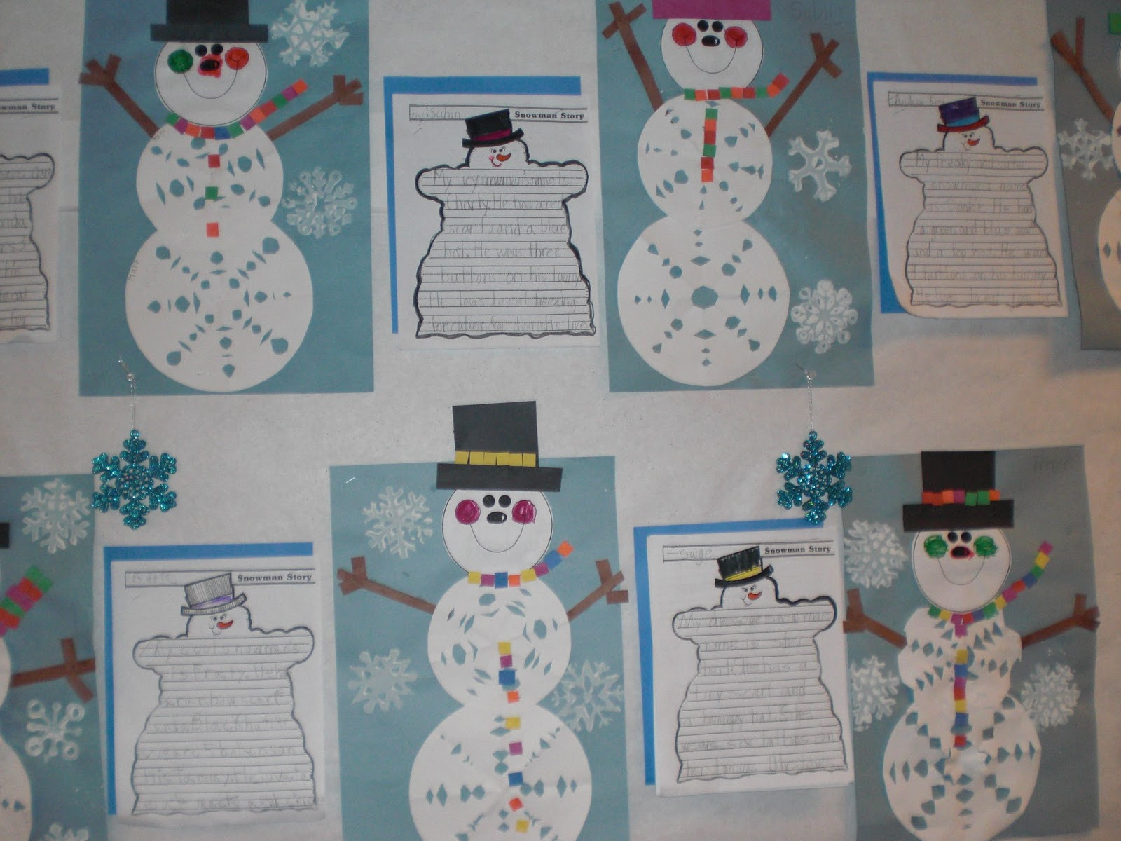 January Craft For Toddlers
 Pattie s Place January Snowflake Snowmen