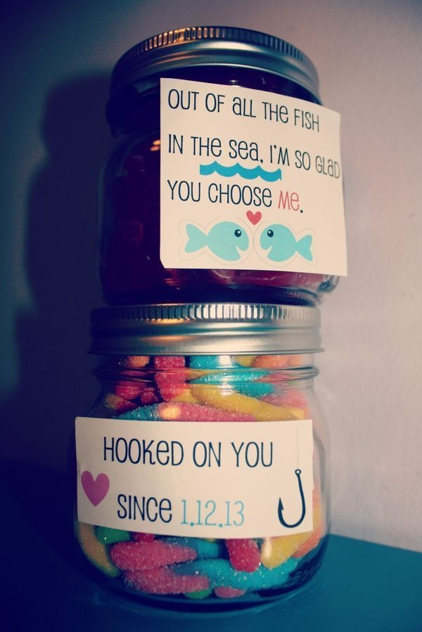 Jar Gift Ideas For Boyfriend
 70 DIY Valentine s Day Gifts & Decorations Made From Mason