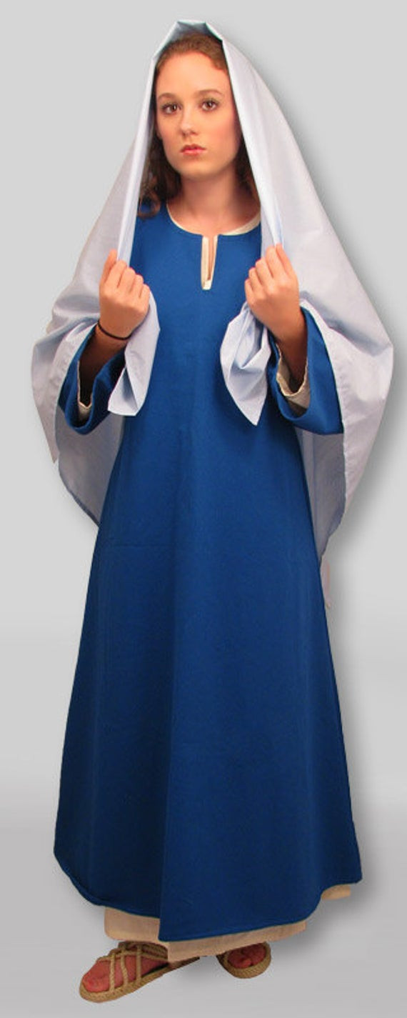 Jesus Costume DIY
 Mary mother of Jesus Costume for Biblical Play Vacation