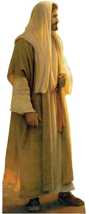 Jesus Costume DIY
 Wherever He Leads Me Religious Cardboard Cutout Standup