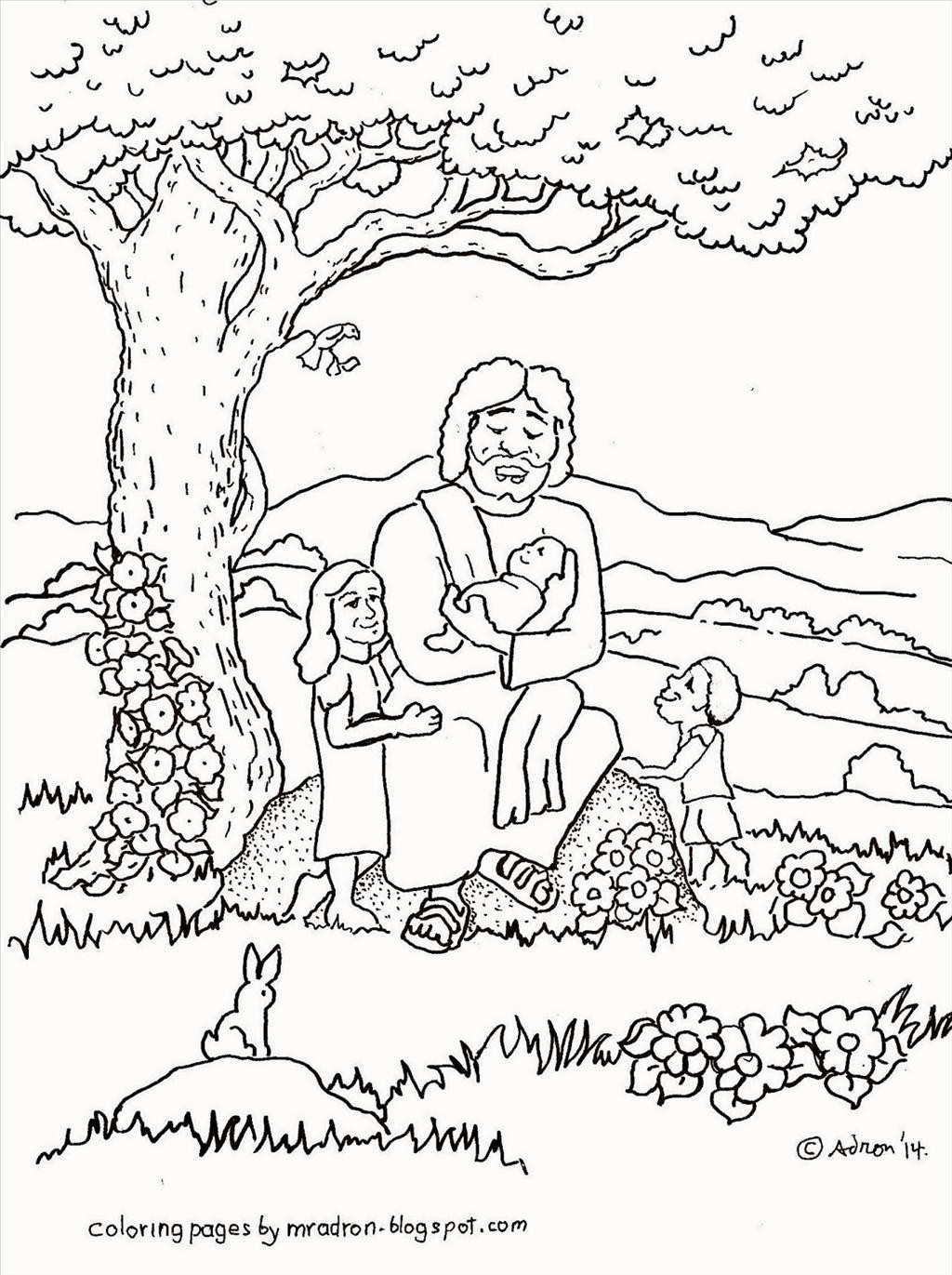 Jesus Loves Children Coloring Page
 Jesus With Children Drawing at GetDrawings