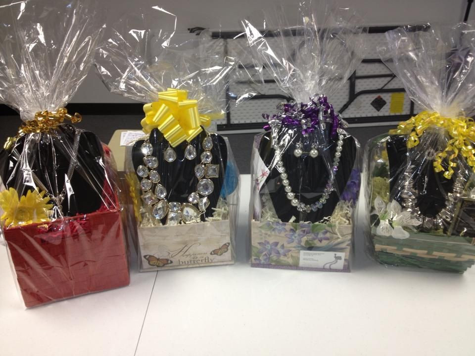 Jewelry Gift Basket Ideas
 Great idea for door prize