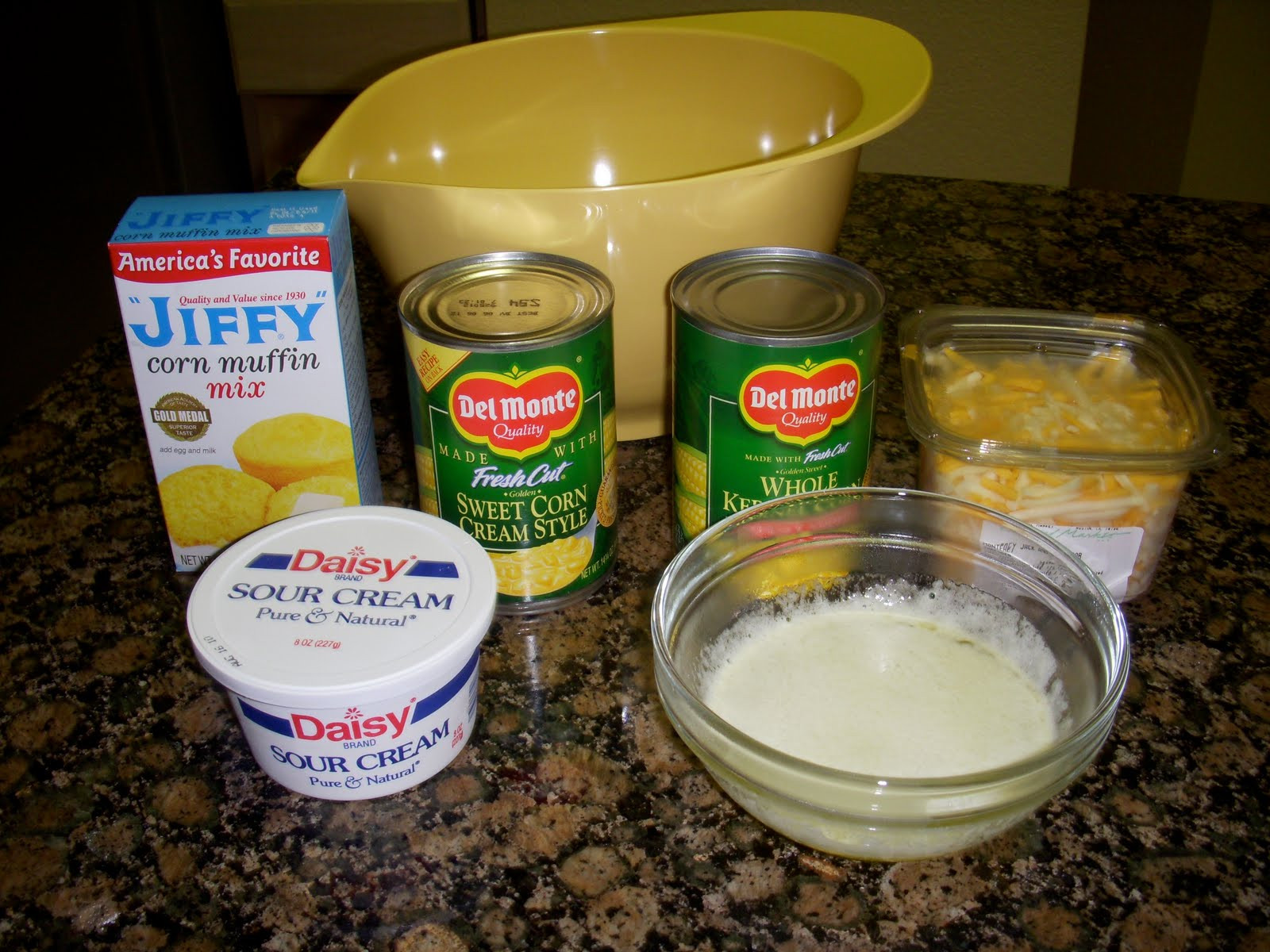 Jiffy Cornbread With Sour Cream
 Summer Bounty Corn Casserole – Dallas Duo Bakes