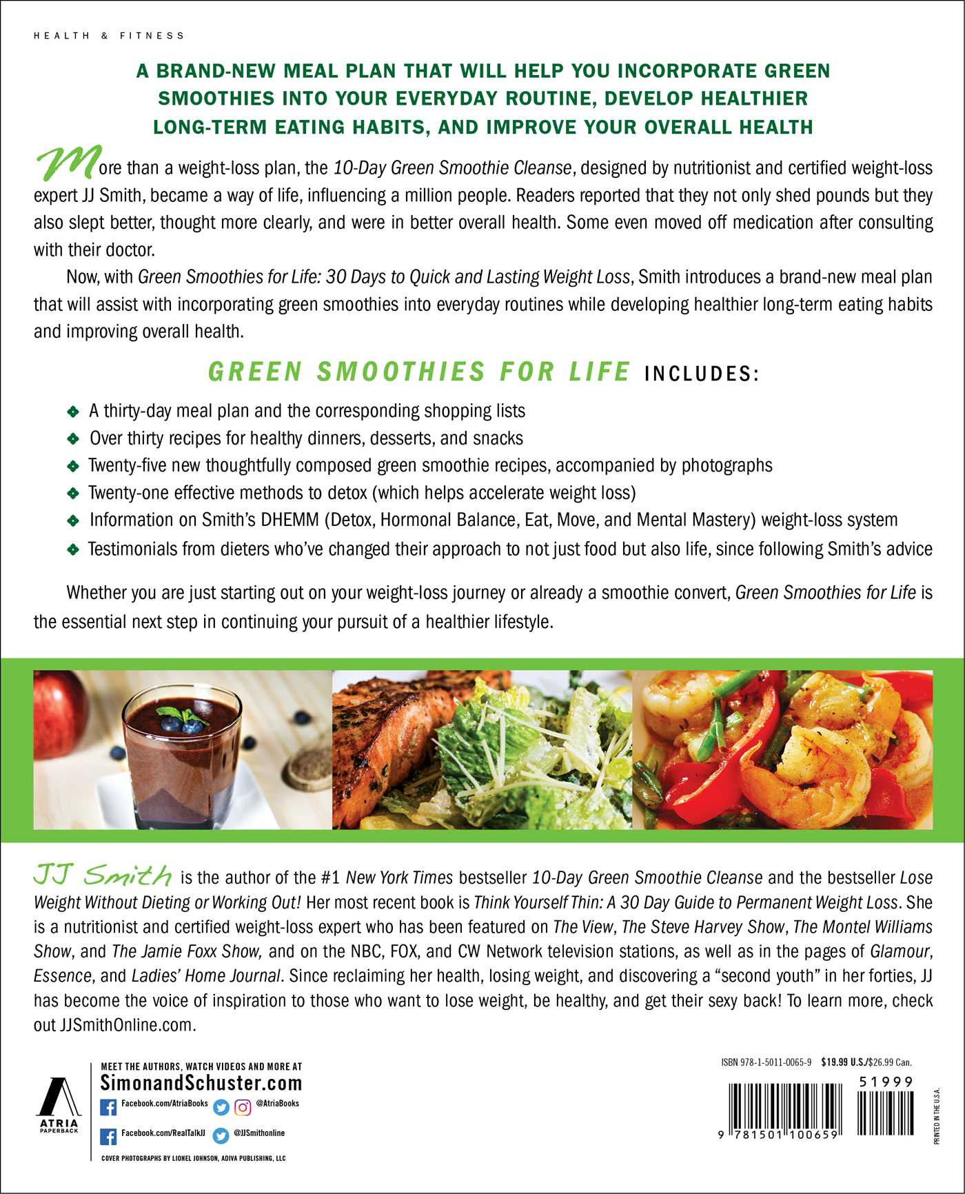 Jj Smith Green Smoothies For Life
 Green Smoothies for Life Book by JJ Smith