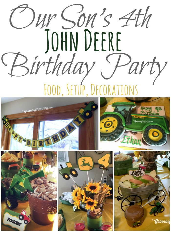 John Deere Birthday Party Supplies
 John Deere Tractor Themed Birthday Party Ideas