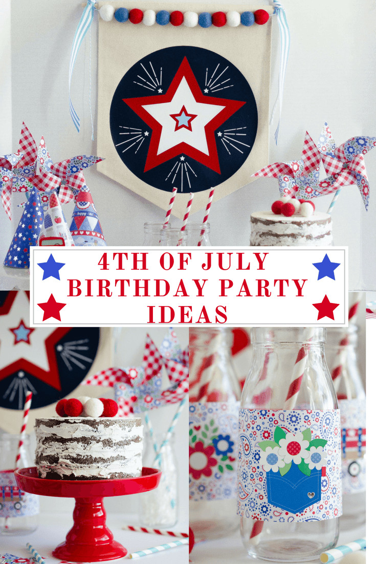 July Birthday Party Ideas
 4th of July Birthday Party Ideas by Fawn on Love the Day