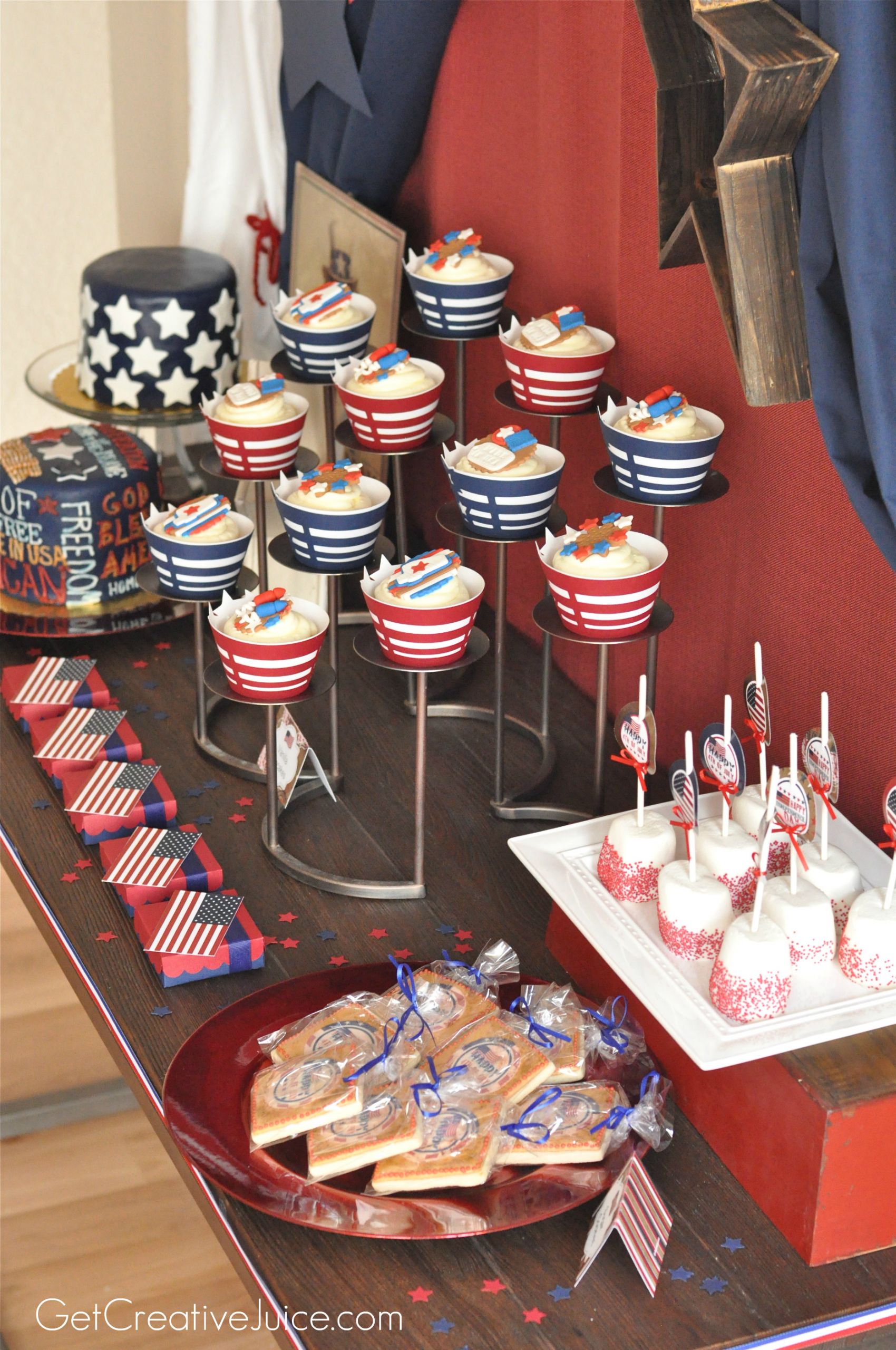 July Birthday Party Ideas
 4th of July party by Creative Juice