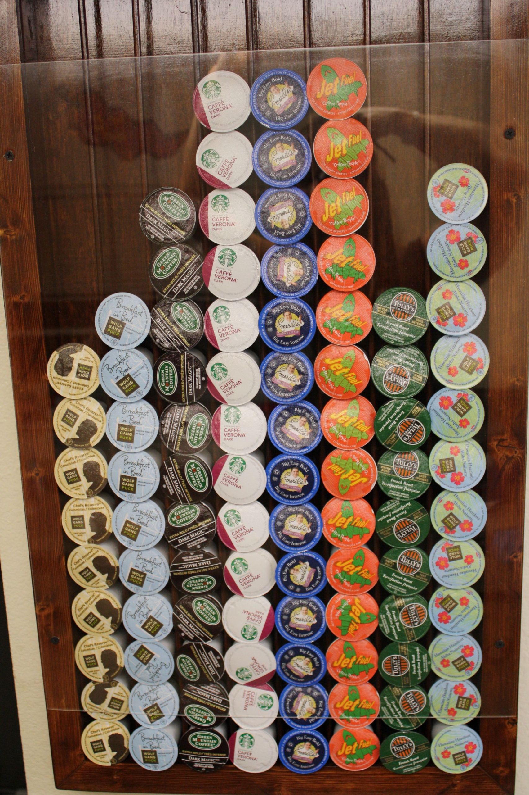 K Cup Organizer DIY
 Decisions decisions I love the K Cup holder my hubby