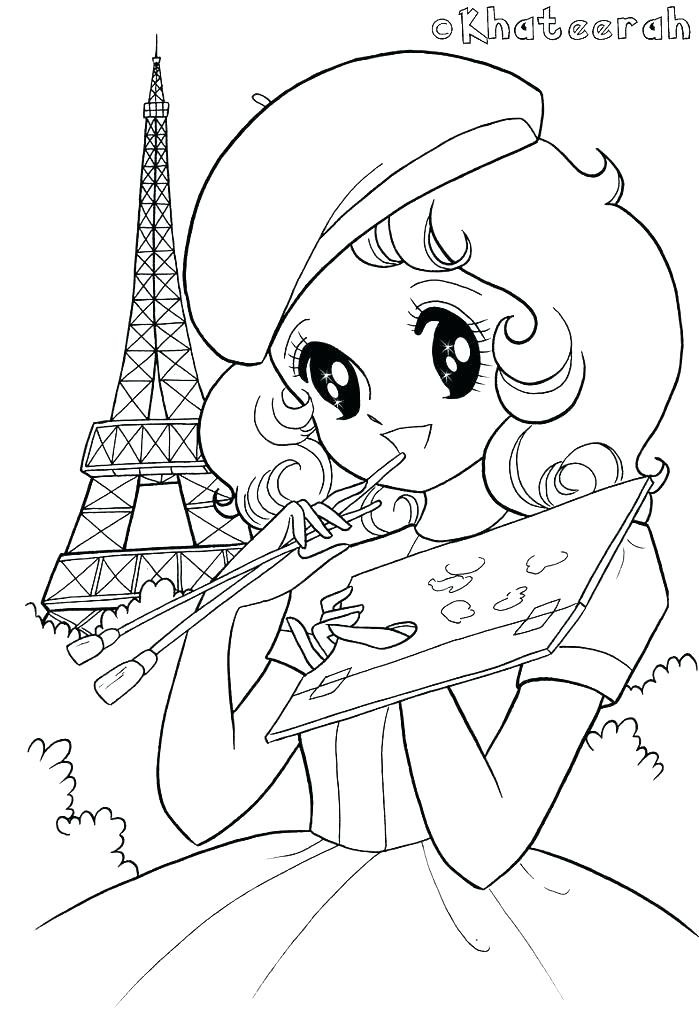 Kawaii Coloring Pages For Girls
 The best free Kawaii coloring page images Download from