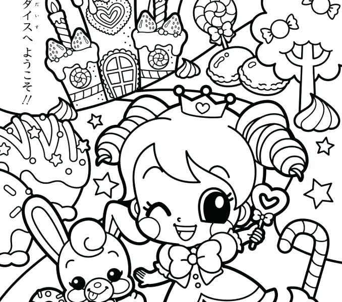 Kawaii Coloring Pages For Girls
 Unicorn Coloring Pages For Girls at GetDrawings