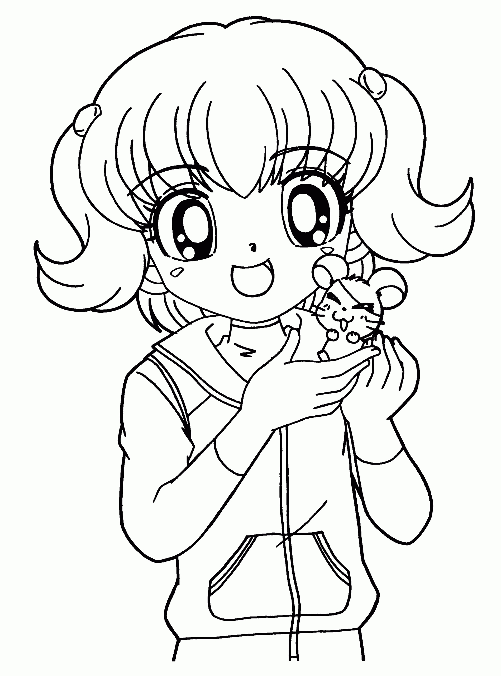Kawaii Coloring Pages For Girls
 Anime Coloring Pages Best Coloring Pages For Kids