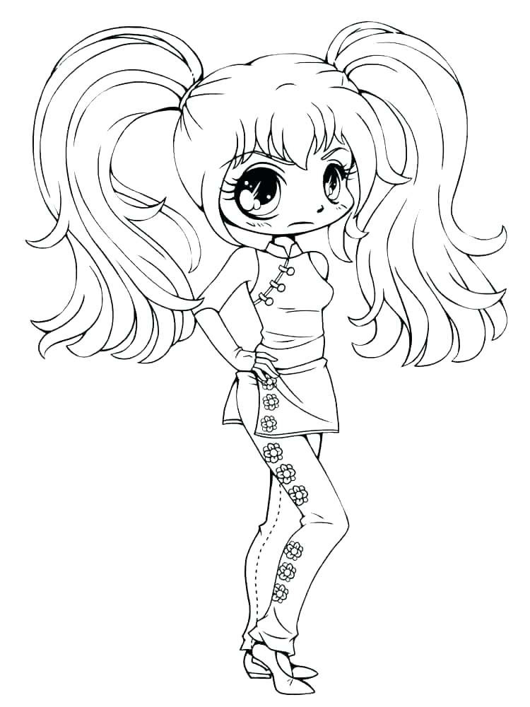 Kawaii Coloring Pages For Girls
 Cute Mermaid Coloring Pages at GetColorings