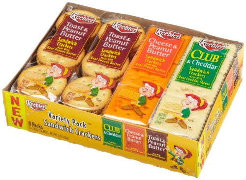 Keebler Sandwich Crackers
 Keebler Sandwich Crackers Variety Pack 8 1 38 Ounce