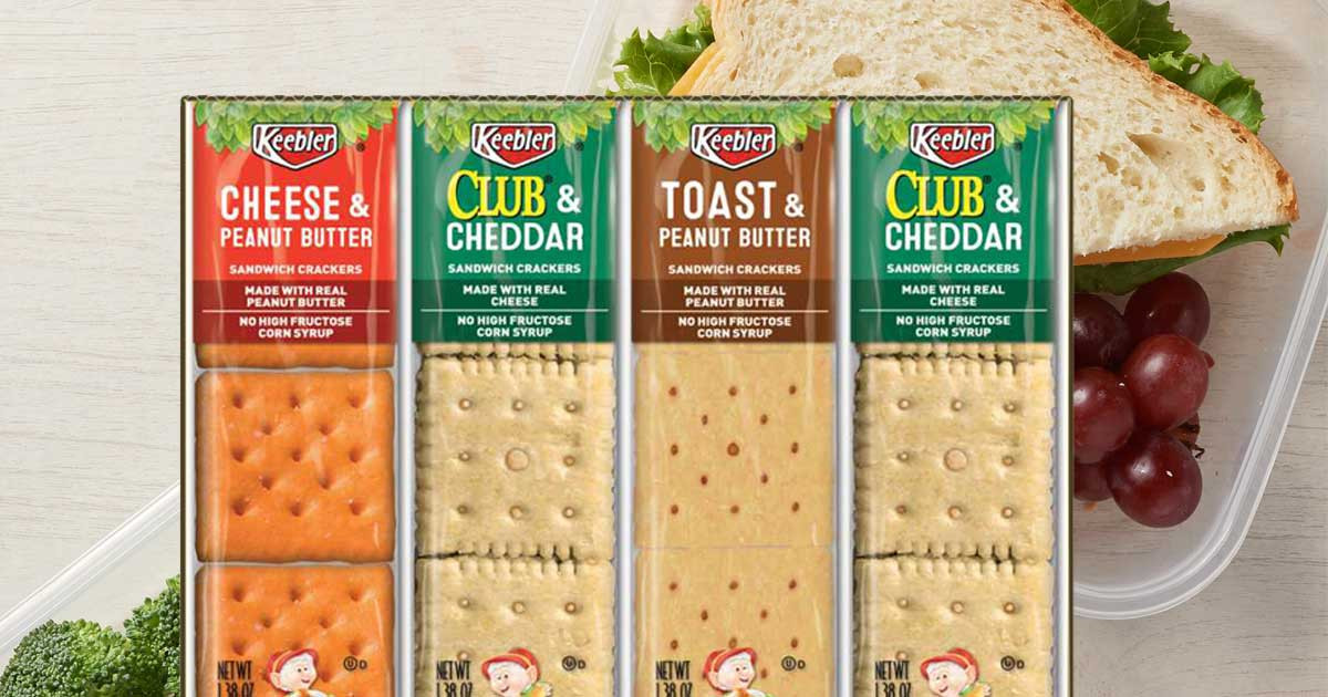 Keebler Sandwich Crackers
 Keebler Sandwich Crackers 45 Count Pack ONLY $9 59 Shipped