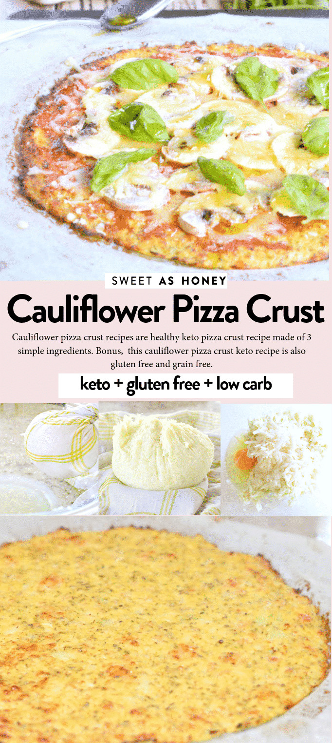 Keto Cauliflower Pizza Crust
 Cauliflower Pizza Crust Recipes Keto gluten free