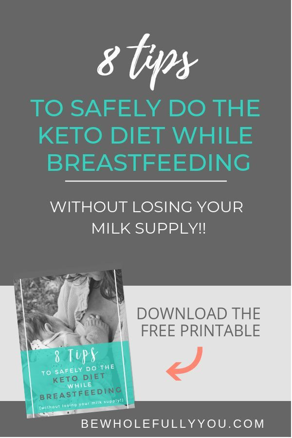 Keto Diet Breastfeeding
 8 Tips To Safely Do The Keto Diet While Breastfeeding