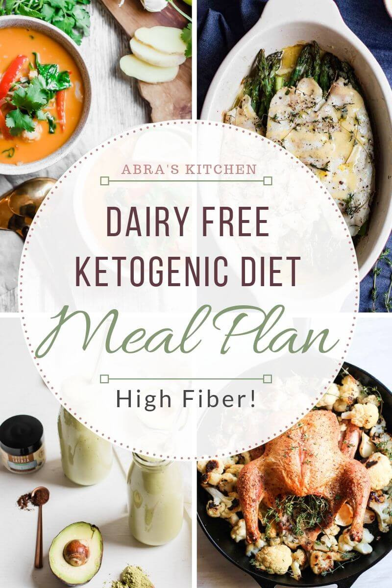 Keto Diet Fiber
 7 Day Ketogenic Meal Plan Dairy Free Mostly Plants High