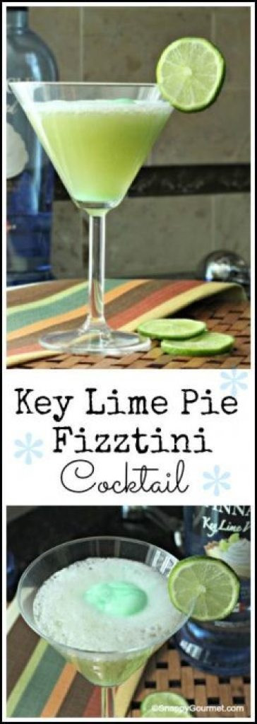 Key Lime Pie Drink
 Key Lime Pie Fizztini Recipe Snappy Gourmet
