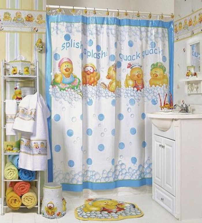 Kid Bathroom Shower Curtain
 Best Ways To Make Your Bathroom Kid Friendly
