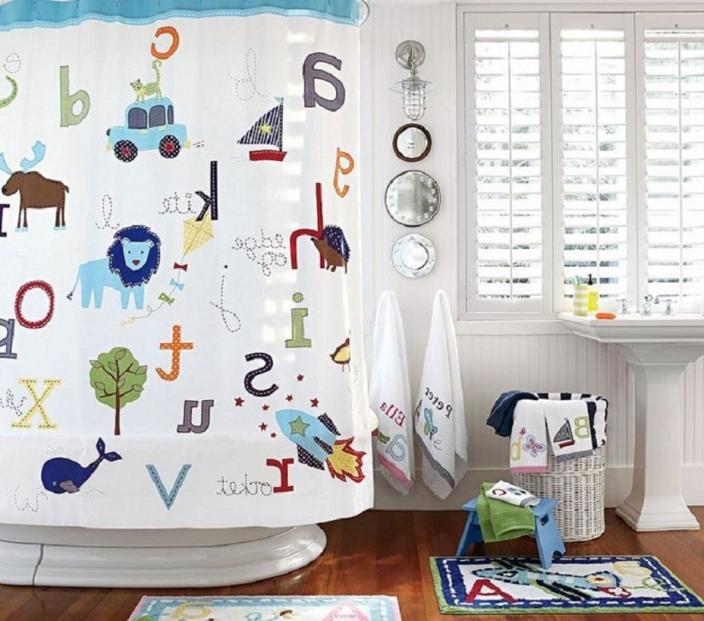 Kid Bathroom Shower Curtain
 30 Fun Ways to Make Kids’ Bathroom Bonito Designs