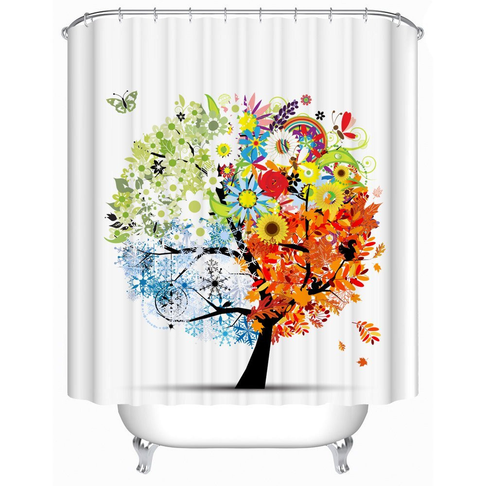 Kid Bathroom Shower Curtains
 Aliexpress Buy CHARMHOME Colorful and Elegant Four