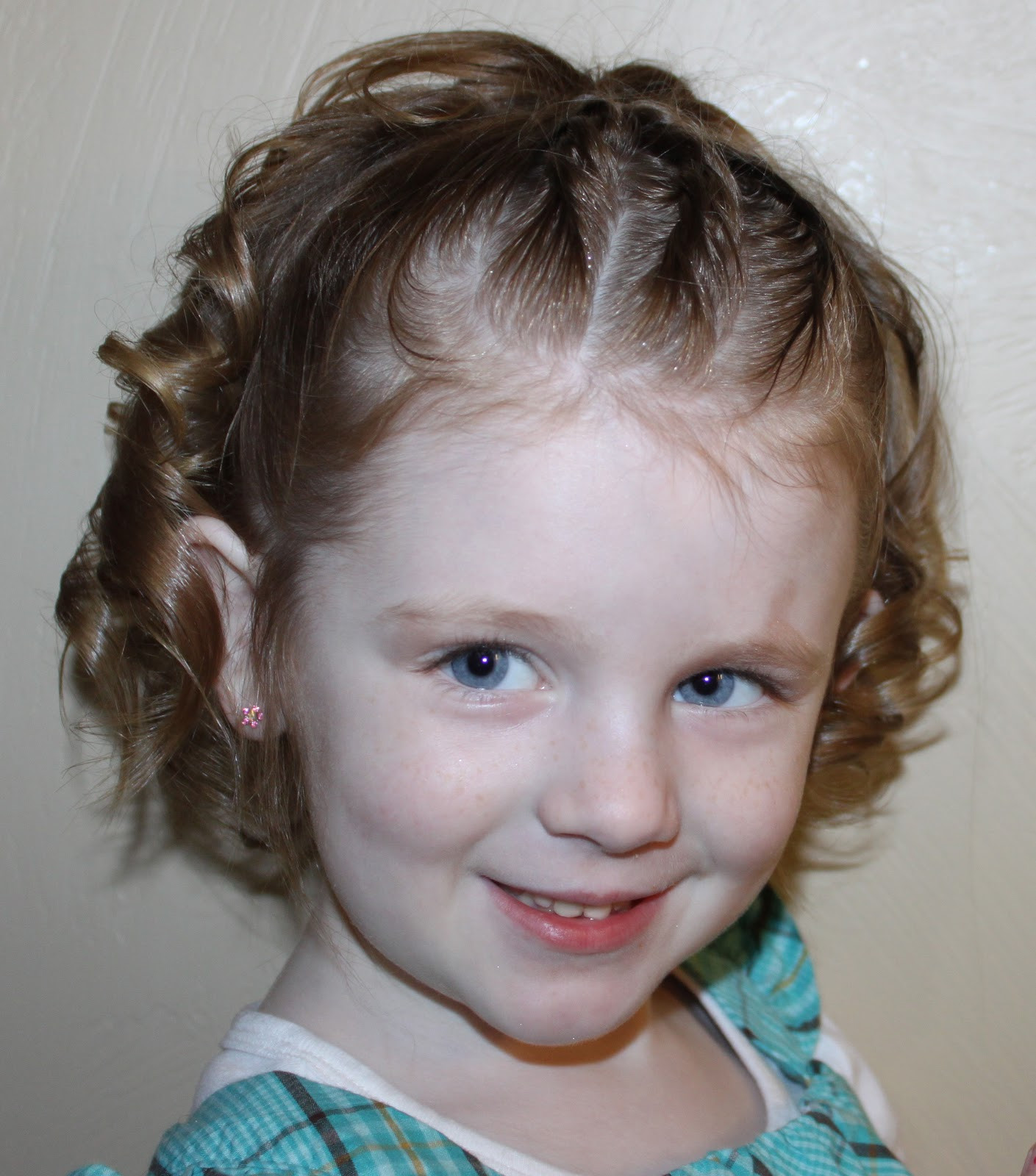 Kid Girls Hairstyle
 Hairstyles for Girls The Wright Hair Toddler 3 rolls to