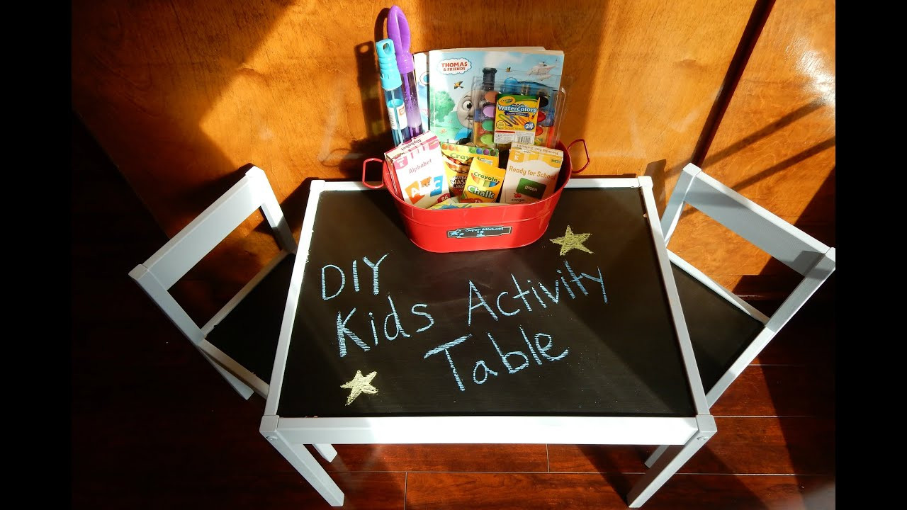 Kids Activity Table
 DIY Kids Activity Table