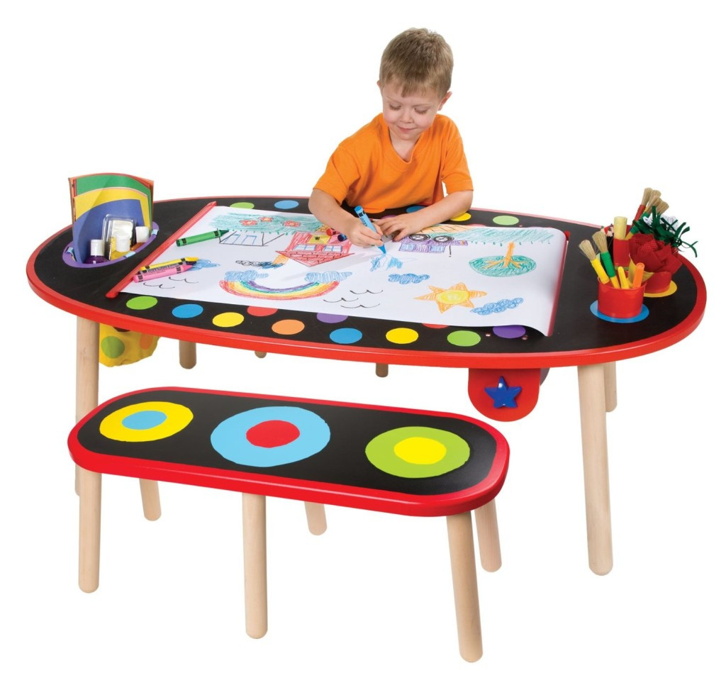 Kids Art And Craft Tables
 Kids Art Table with Paper Roll Whyrll