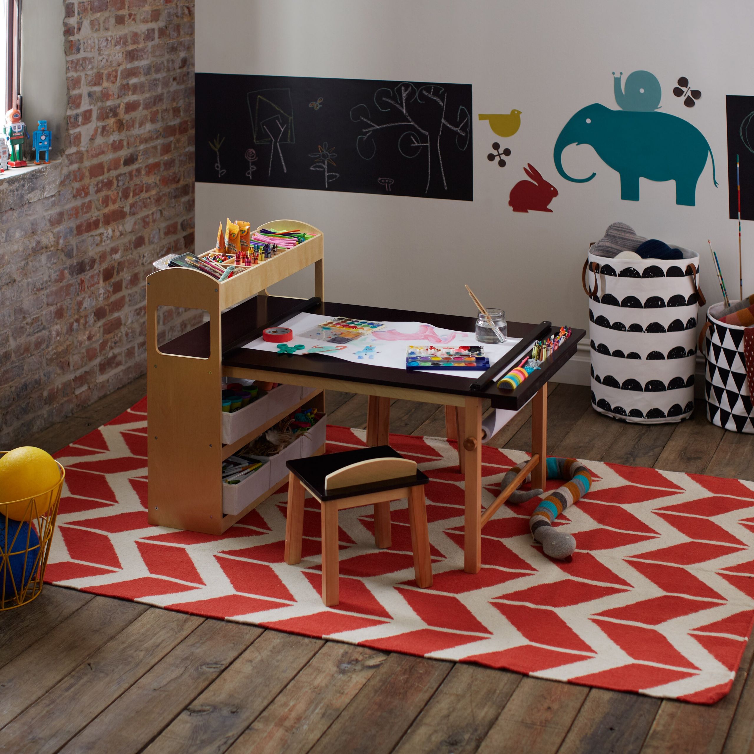 Kids Art And Craft Tables
 DwellStudio Kids Rectangular Arts and Crafts Table