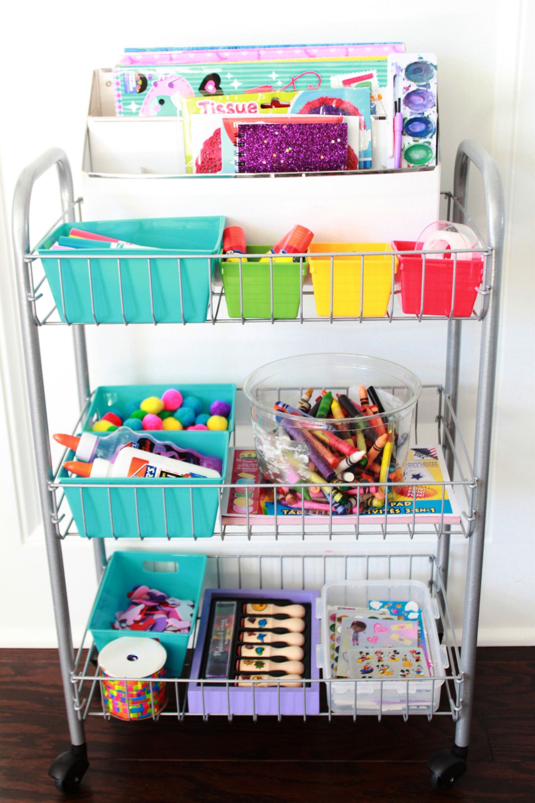 Kids Art Supply Storage
 Solution to Blake ting into all N s art supplies and