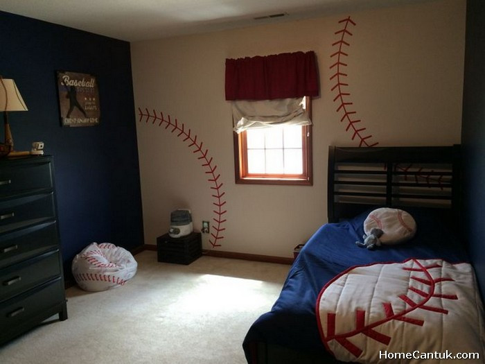 Kids Baseball Room
 60 Boys Baseball Themed Bedroom Ideas HomeCantuk