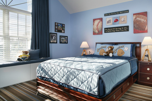 Kids Baseball Room
 BASEBALL BEDROOM Contemporary Kids Newark by