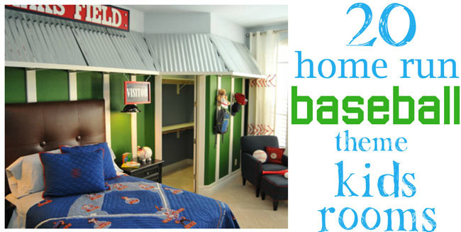 Kids Baseball Room
 Boys Baseball Theme Rooms Design Dazzle